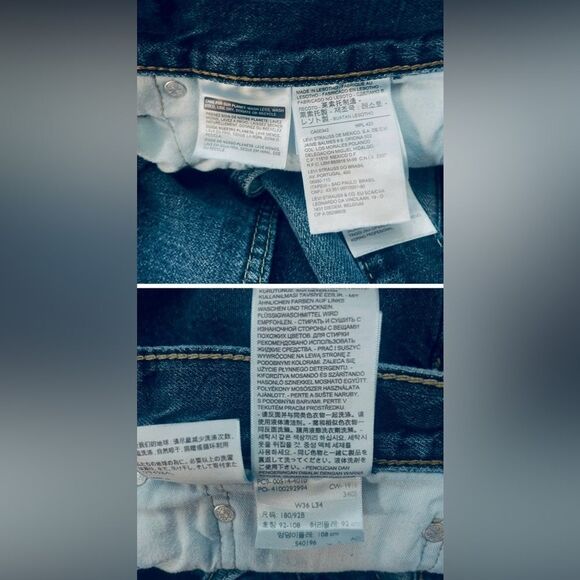 Levi’s Vintage 514M Straight Fit Men’s Jeans - Picture 9 of 12